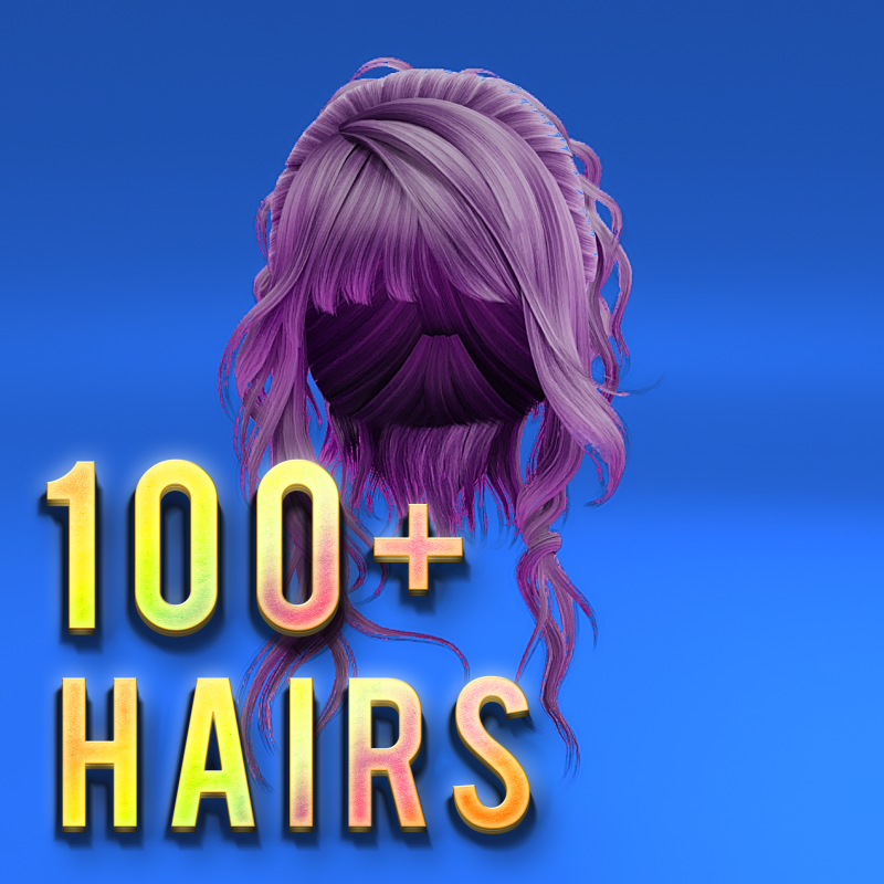Hair pack render